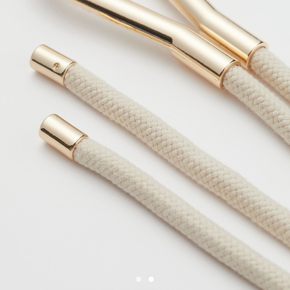 NWT Bloggers favorite waist rope belt w/metal loop - Picture 2 of 2